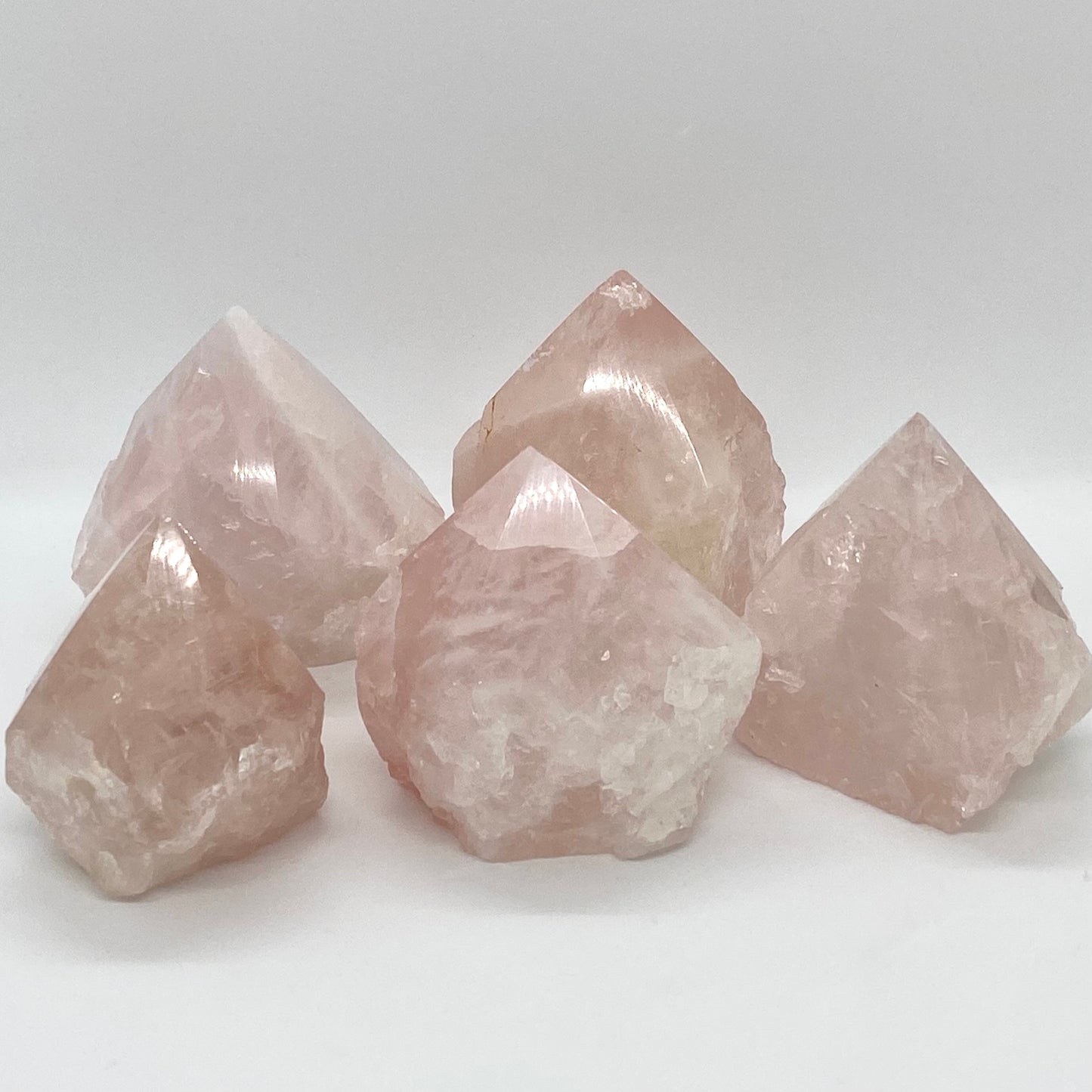 Rose Quartz Semi Polished - Small