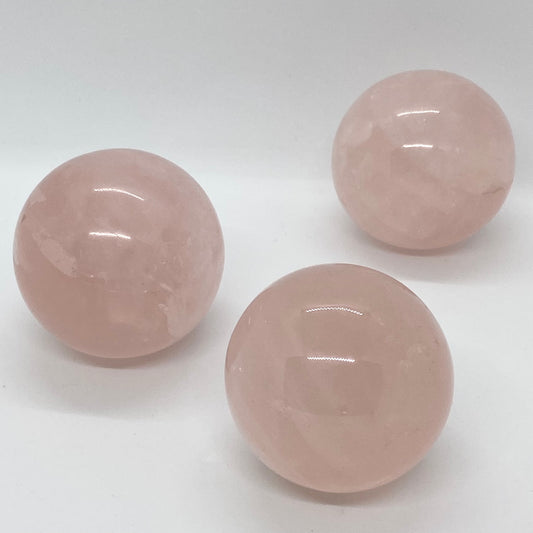 Rose Quartz Spheres