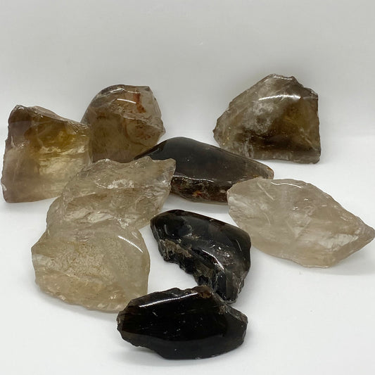 Smoky Quartz One Faced Polished