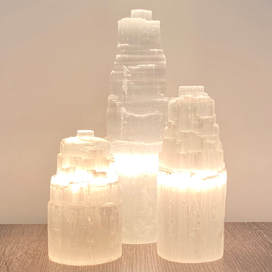 Selenite Lamps