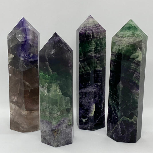 Fluorite Polished Point - Large